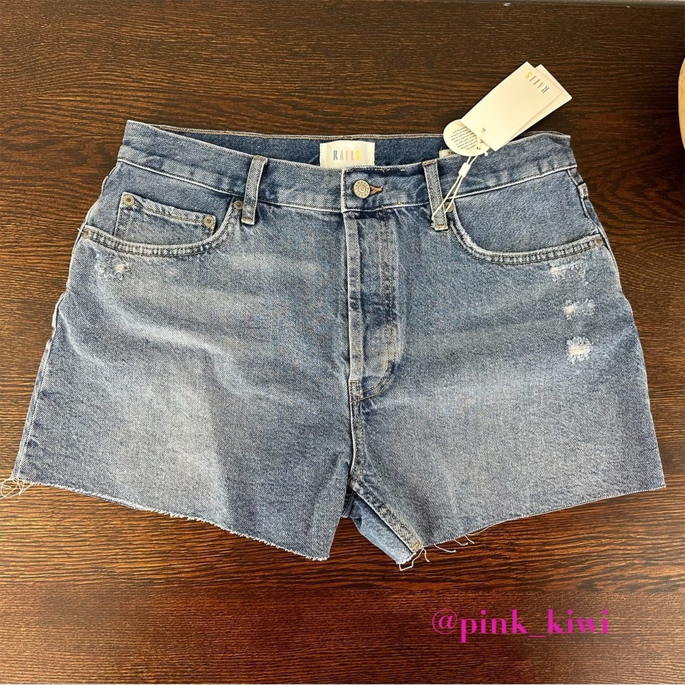Rails The Fairfax High Rise Denim Shorts